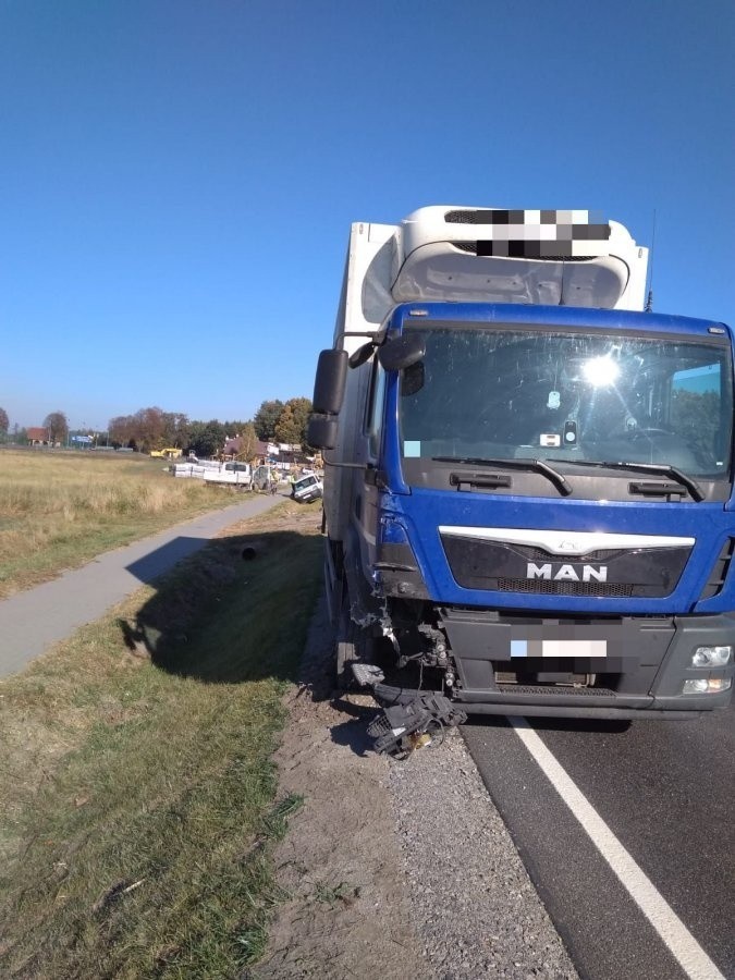 Do zdarzenia doszło w Gniewczynie Łańcuckiej na drodze...