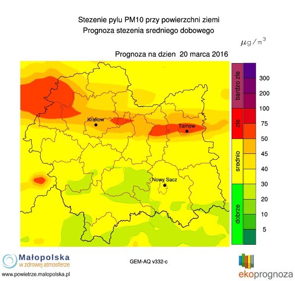 Smog w Krakowie. Aktualny stan powietrza