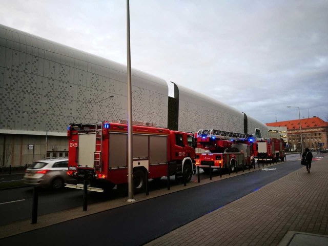 Akcja straży pożarnej we Wroclavii
