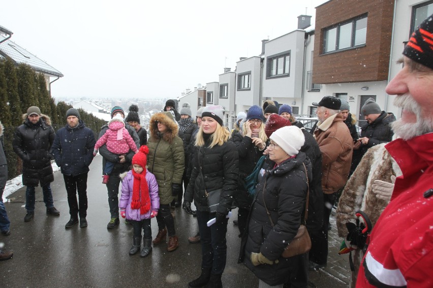 Protest mieszkańców ul. Spacerowej.