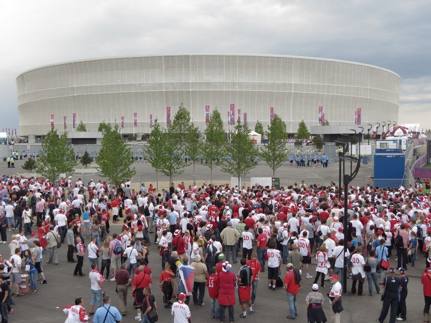 Stadion we Wrocławiu podczas Euro 2012