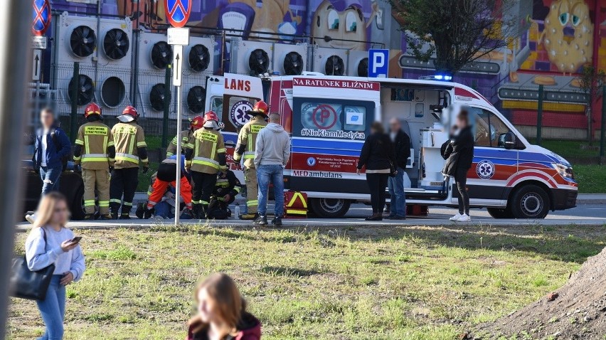 Miejsce wypadku na ul. Piekarskiej.