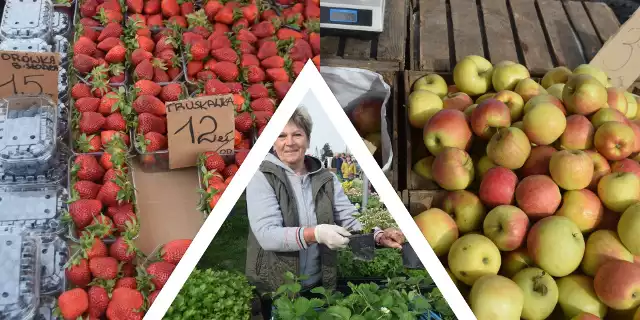 Owoce, warzywa i sadzonki na targowisku w Wierzbicy. Zobacz szczegóły na kolejnych slajdach >>>