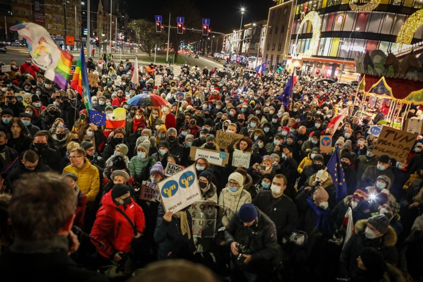 Protest na placu Adamowicza – 19.12