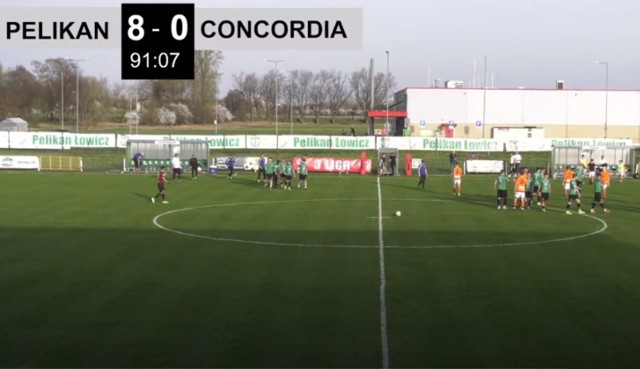 Mecz Pelikan Łowicz - Concordia Elbląg (3. liga, grupa I.)