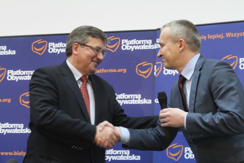 Bronislaw Komorowski w Bialymstoku...