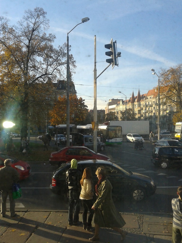 Wypadek na Placu Kościuszki w Szczecinie