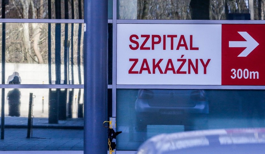Szpital zakaźny w Gdańsku 21.09.2020 r. wstrzymał przyjęcia...