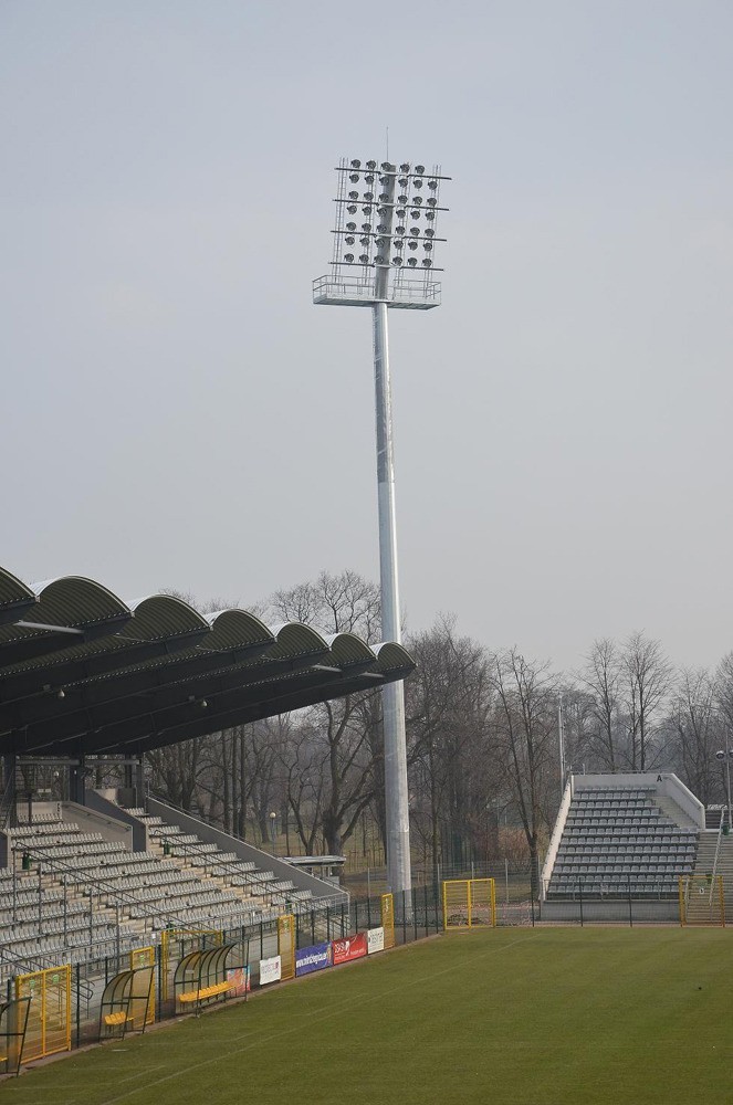 Oświetlenie Stadionu  Miedzi  Legnica