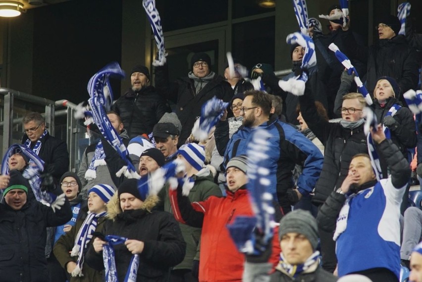 Podczas meczu Lech Poznań - Wisła Płock (2:1) atmosfera na...