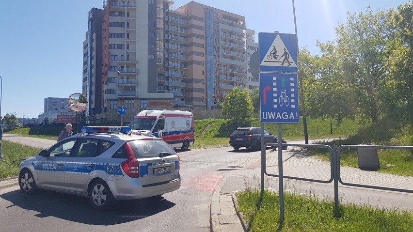 Wypadek rowerzystki na Rokicińskiej w Łodzi. Kierowca...