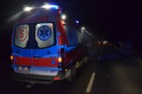 Mężczyzna potrącony na jezdni trafił do szpitala