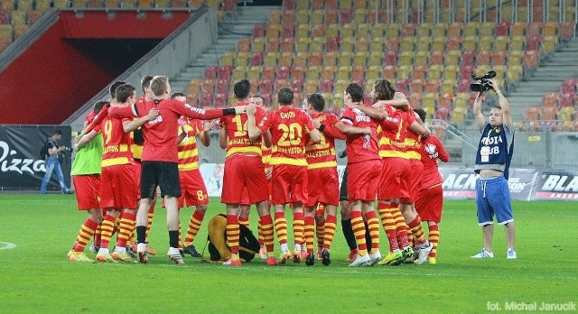 Jagiellonia Białystok wygrała z Miedzią 2:1