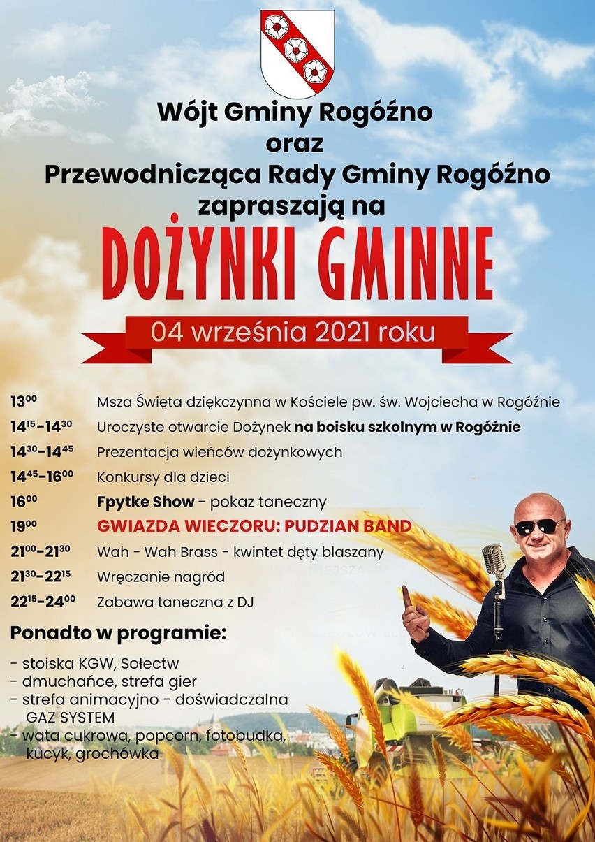 Dożynki w Kujawsko-Pomorskiem 2021. Bayer Full, Pudzian Band, Weekend. Co, gdzie i kiedy będzie się działo?