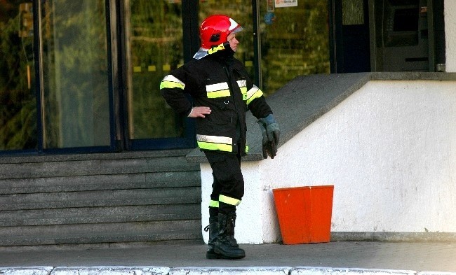 Alarm bombowy w hotelu "Skanpol" w Kołobrzegu