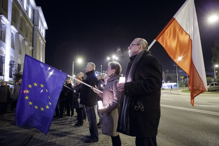 Tarnów. Protest 3xW. Wolne Sądy, Wolne Wybory, Wolna Polska