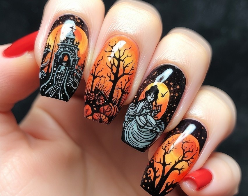 W tym roku w stylizacjach paznokci na Halloween popularne są...