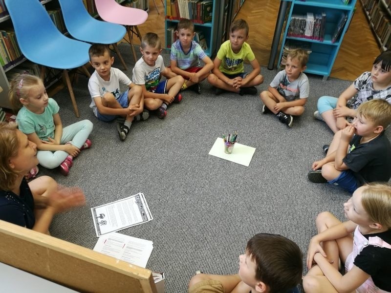 Dzieci z przedszkola "Wesołe Skrzaty" z Brodnicy wzięły udział w akcji "Sieciaki na wakacjach w Twojej miejscowości 2019" 