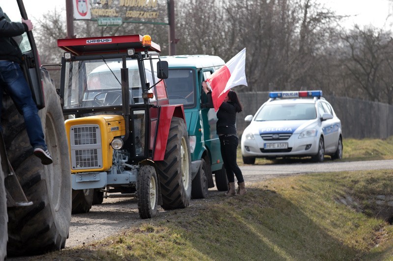 W poniedziałek, 23 lutego od godz. 12 rolnicy blokowali...