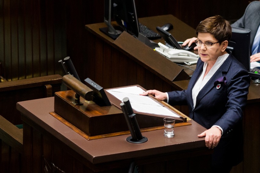 Sejm: Wniosek o wotum nieufności dla rządu odrzucony. Premier Szydło: To stek kłamstw i oszczerstw