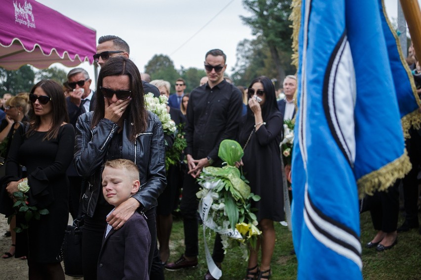 Rodzina i kibice pożegnali Krystiana Popielę [ZDJĘCIA]