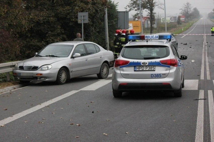 Wypadek w Puławach.