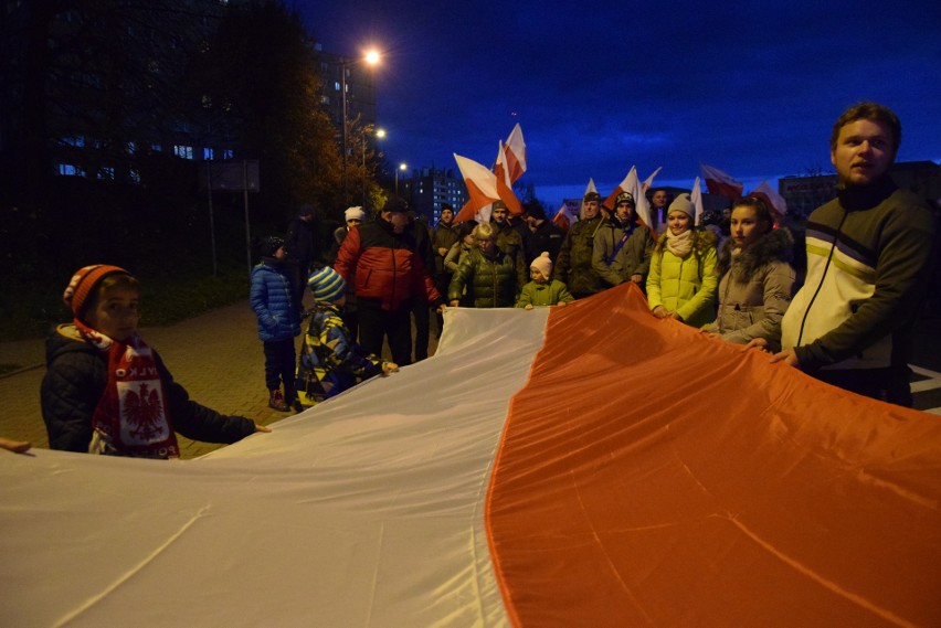 Marsz Niepodległości przeszedł ulicami Jastrzębia-Zdroju
