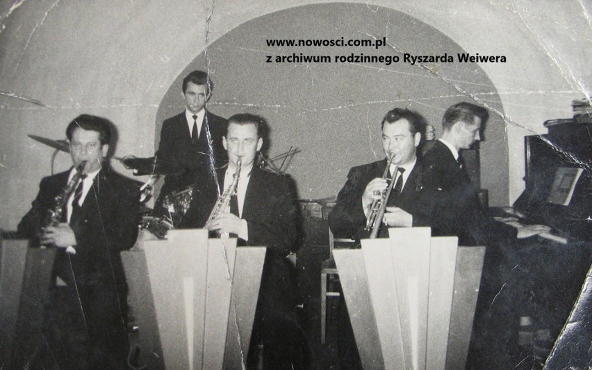 Orkiestra z Esplanady w 1965 roku. W pierwszym rzędzie od...