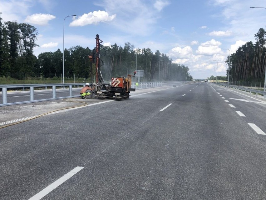 Postęp prac przy budowie obwodnicy Niemodlina.