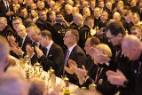 Prezydent Andrzej Duda w Zabrzu na Karczmie Piwnej związkowców "Solidarności"
