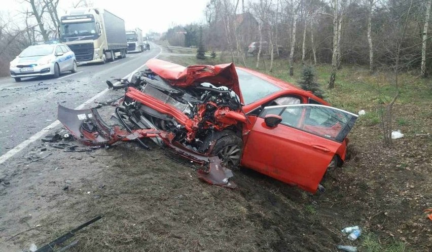 Na drodze krajowej nr 5 w Bożejewiczkach doszło do wypadku....