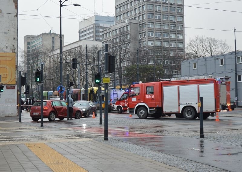 Groźny wypadek u zbiegu al. Kościuszki i al. Mickiewicza.