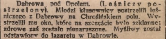 Wiadomości sprzed 100 lat niewiele różniły się od...