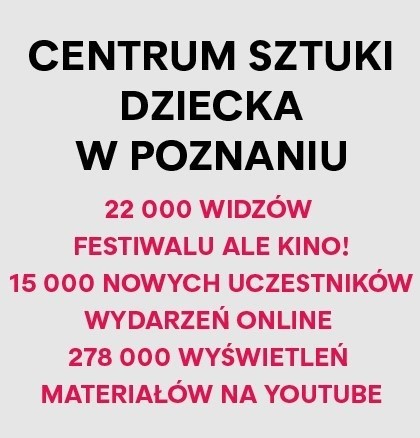 W Poznaniu pandemia nie wygrała z kulturą? Duże zainteresowanie wydarzeniami w sieci. „Siła w nas” o poznańskiej kulturze online w liczbach