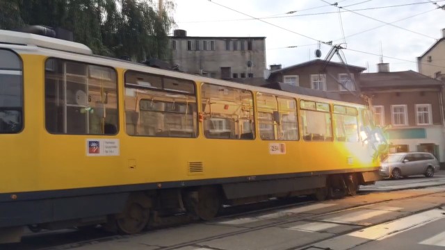 Na ul. Wiszesława w Szczecinie zapalił się tramwaj