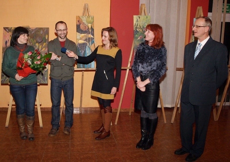 Wernisaż malarstwa w Opatowskim Ośrodku Kultury