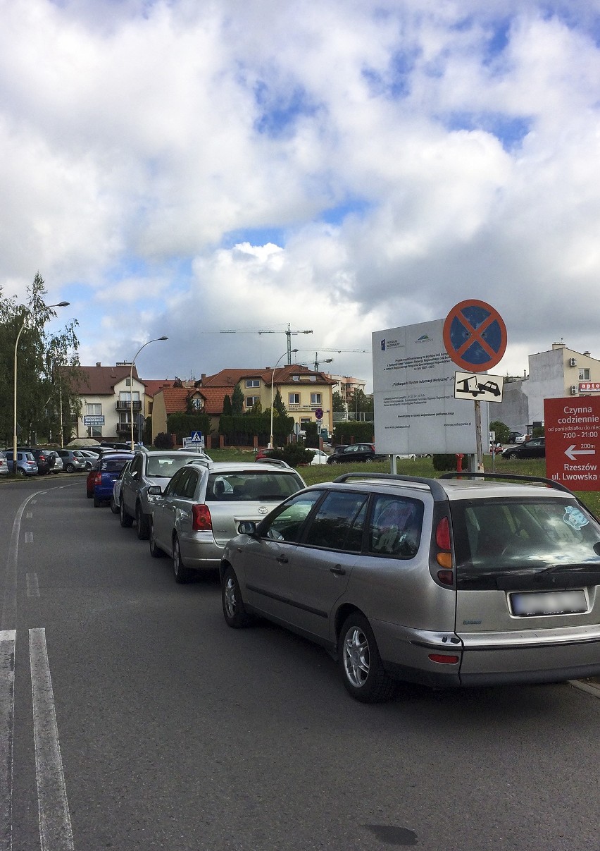 Rzeszów, ulica Lwowska, rejon szpitala.