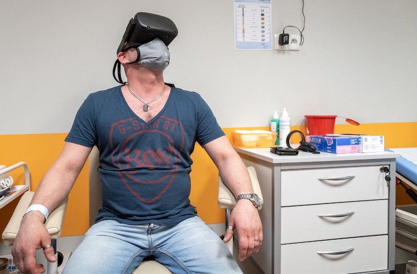 Okulary VR, pomogą zapomnieć o szpitalnej rzeczywistości...