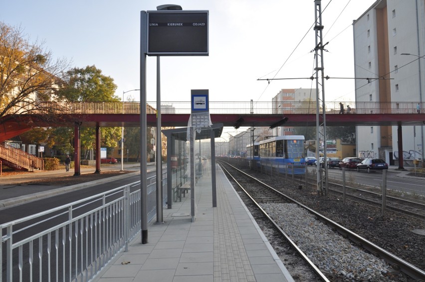 Od soboty tramwaje będą zatrzymywały się na nowym przystanku...