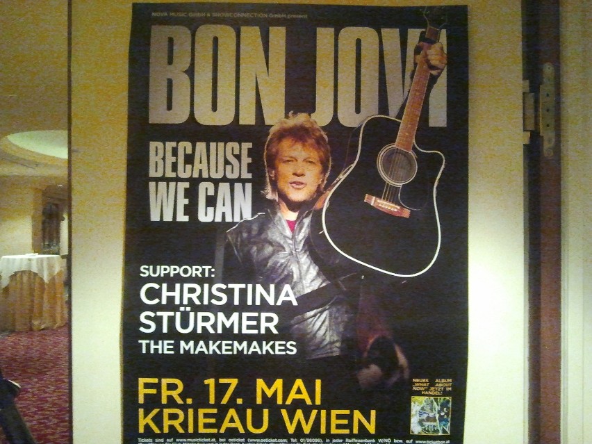 Byłam z Jonem Bon Jovi w Wiedniu. Na jego scenie też [ZDJĘCIA, WIDEO]
