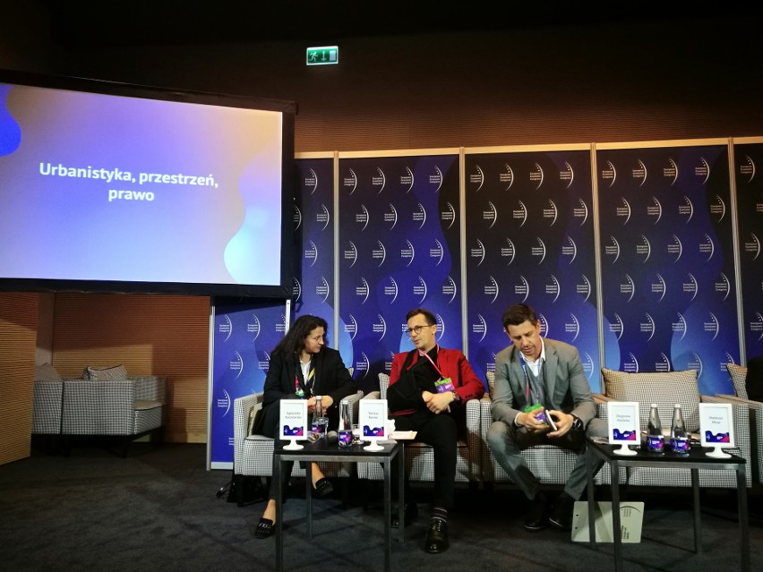 EKG 2019, panel o urbanistyce. Agnieszka Kaczmarska, Tomasz...