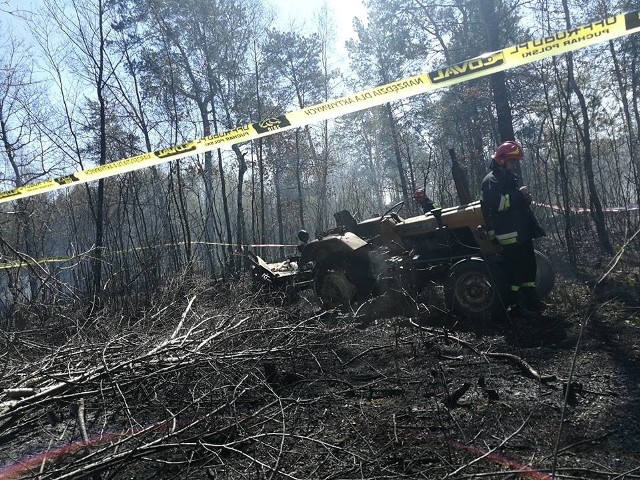 Ogień gasili strażacy zawodowi z Białej Podlaskiej oraz z OSP z okolicznych miejscowości, m.in. z Rossoszy