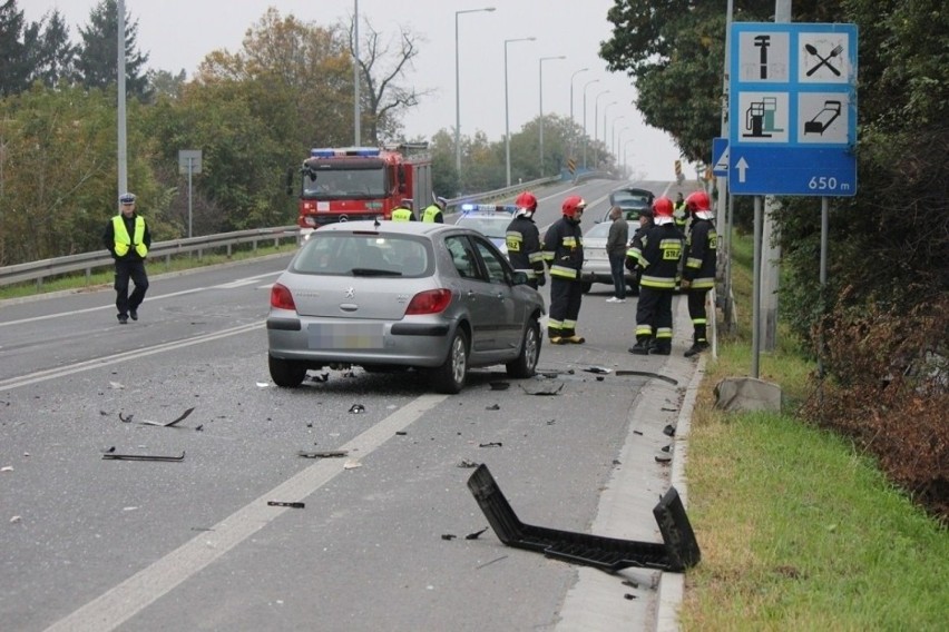 Wypadek w Puławach.