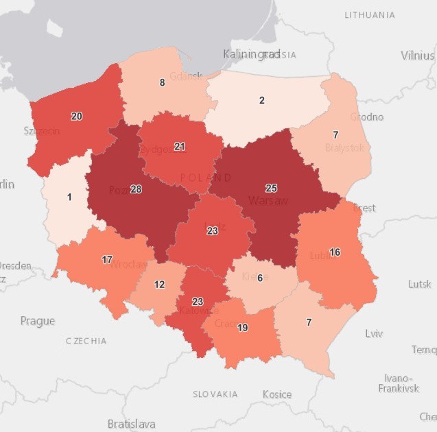 Raport zakażeń koronawirusem w Polsce 16.06.21
