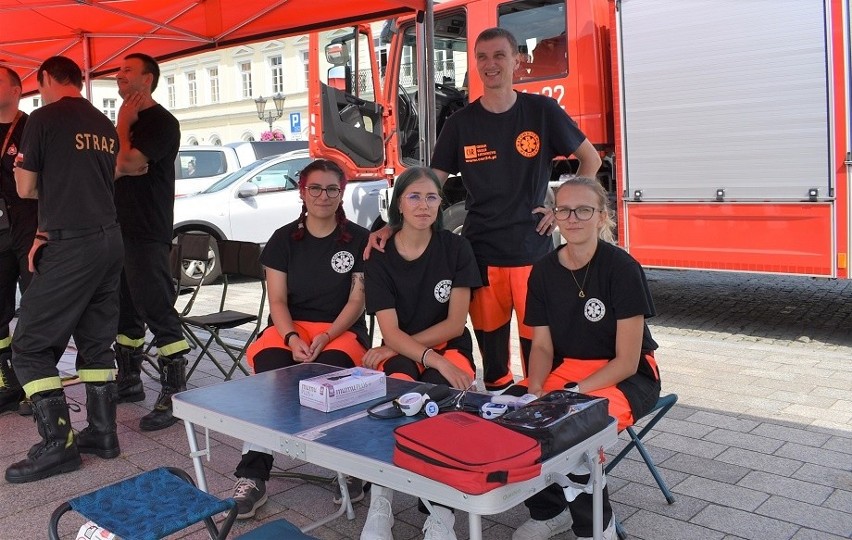 Na Rynku w Oświęcimiu odbyła się akcja "Gra o życie", w...