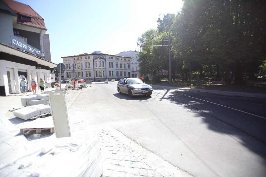 Remont placu Wolności w Katowicach