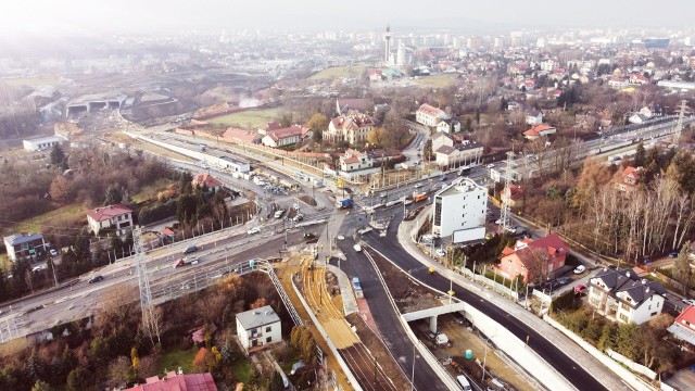Budowa Trasy Łagiewnickiej w Krakowie ma zakończyć się pod koniec 2021 roku.