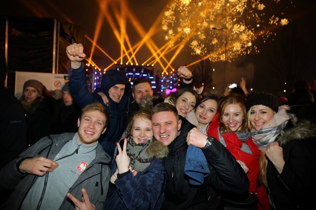 Sylwester 2017 w Gdyni na Skwerze Kościuszki