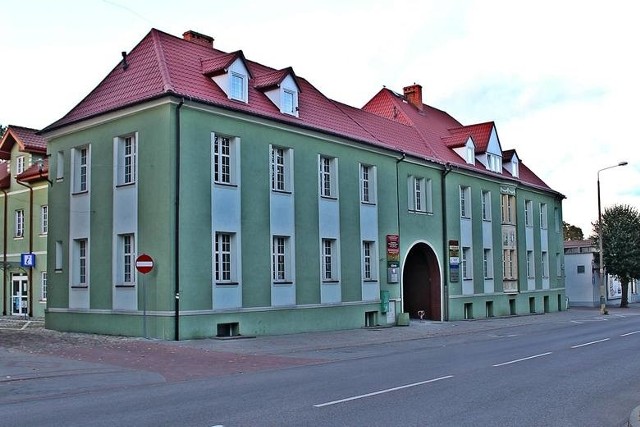 Budynek biblioteki w Miastku