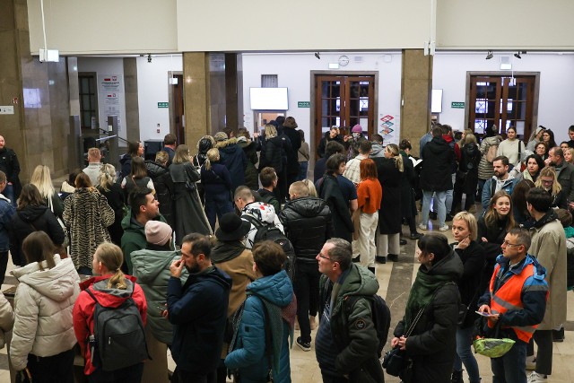 W Muzeum Narodowym było dziś sporo ludzi, chcących zwiedzić wystawy